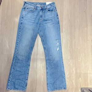 American Eagle Light Wash High Rise 90s Bootcut Jean Size 8
